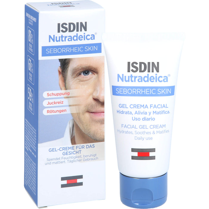 ISDIN Nutradeica Seborrheic Skin Gel-Creme für das Gesicht, 50 ml Cream