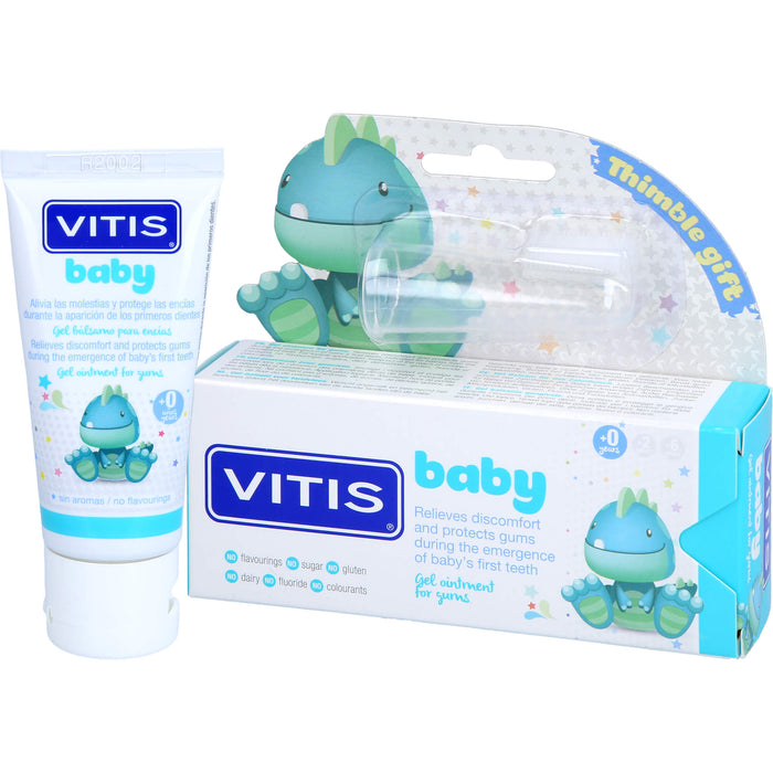 VITIS Baby Gel+Fingerzahnbürste, 30 ml ZGE