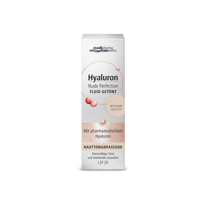 Hyaluron Nude Perfection Fluid getönt mittl HT L20, 50 ml Crème