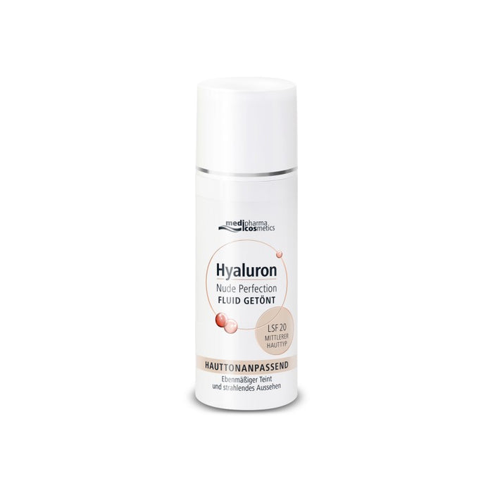 Hyaluron Nude Perfection Fluid getönt mittl HT L20, 50 ml Crème