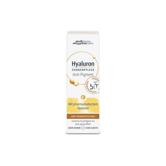 medipharma cosmetics Hyaluron Sonnenpflege Anti-Pigment LSF 50+, 50 ml Crème