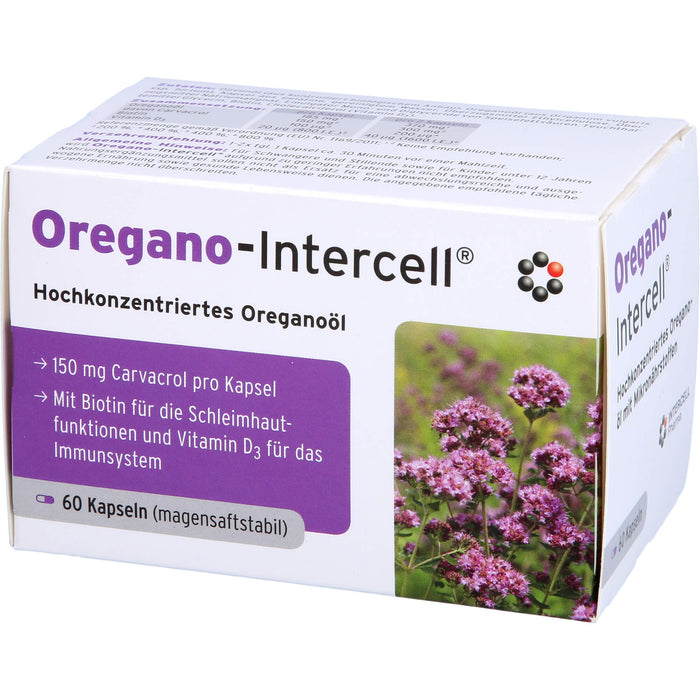 Oregano-Intercell Kapseln, 60 pc Capsules