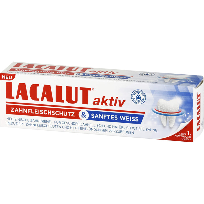 LACALUT aktiv medizinische Zahncreme, 75 ml Zahncreme