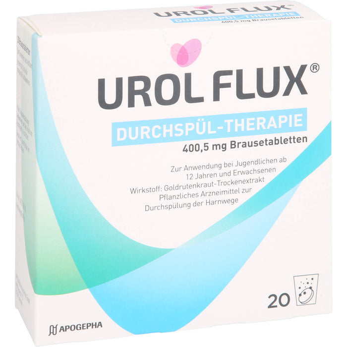 UROL FLUX Durchspül-Therapie Brausetabletten, 20 pc Tablettes