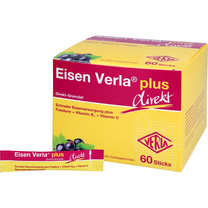 Eisen Verla plus direkt Sticks, 60 pcs. Sachets