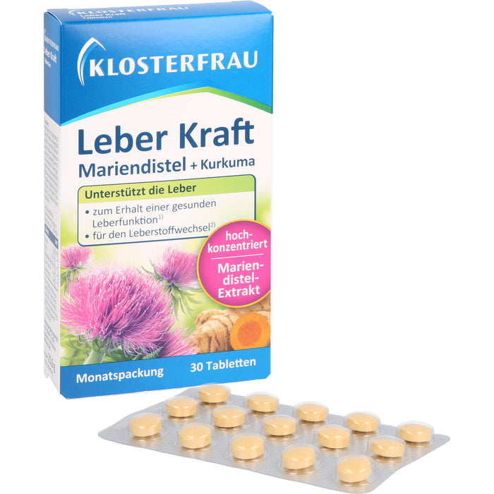 KLOSTERFRAU Leber Kraft Tabletten, 30 pc Tablettes