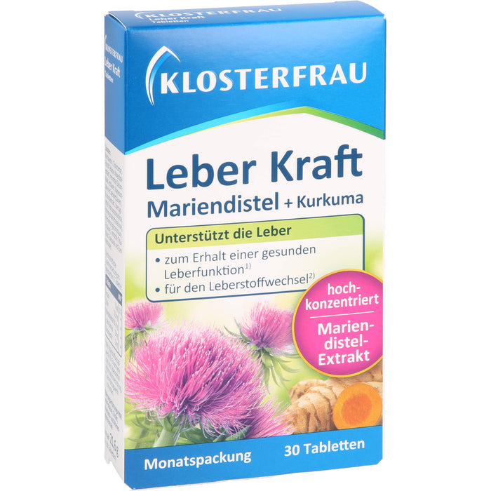 KLOSTERFRAU Leber Kraft Tabletten, 30 pc Tablettes