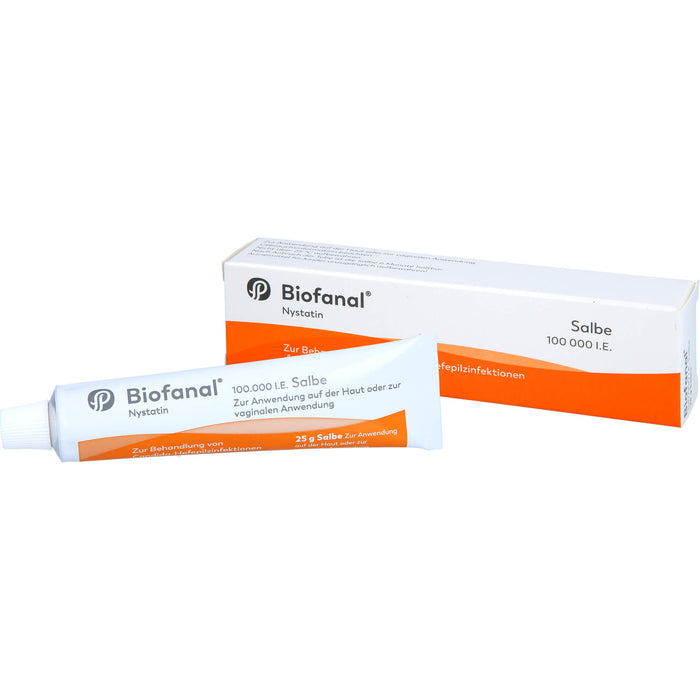 Biofanal 100.00 I.E. Salbe bei Candida-Hefepilzinfektionen, 25 g Salbe