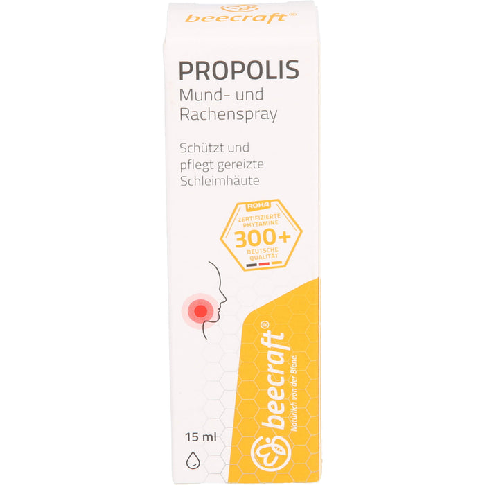 beecraft Propolis Mund- und Rachenspray, 15 ml Solution