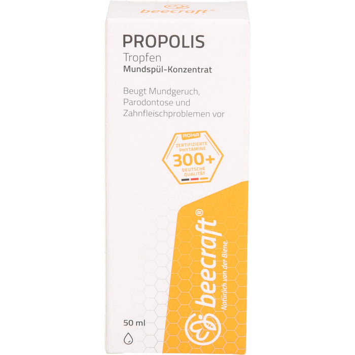 beecraft Propolis Tropfen Mundspül-Konzentrat, 50 ml Solution