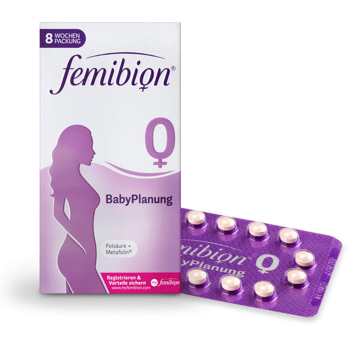 Femibion 0 Babyplanung Folsäure + Metafolin Tabletten, 56 pcs. Tablets