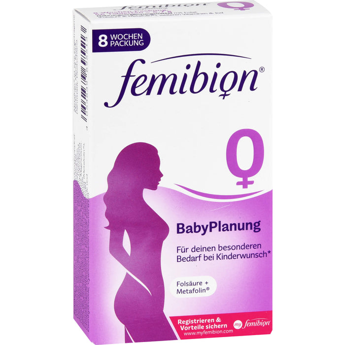 Femibion 0 Babyplanung Folsäure + Metafolin Tabletten, 56 pcs. Tablets