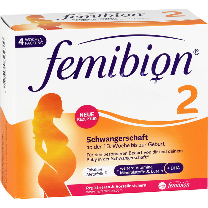 Femibion 2 Schwangerschaft Tabletten und Kapseln, 56 pcs. Tablets