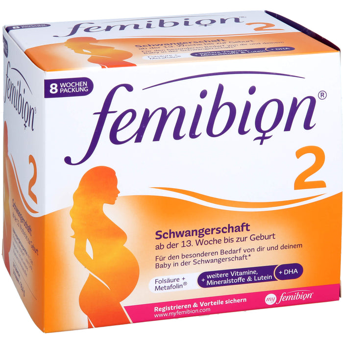 Femibion 2 Schwangerschaft Tabletten und Kapseln, 112 pc Tablettes