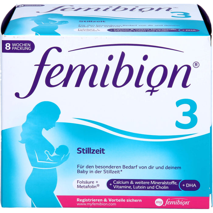 Femibion 3 Stillzeit Tabletten und Kapseln, 56 pcs. Daily portions