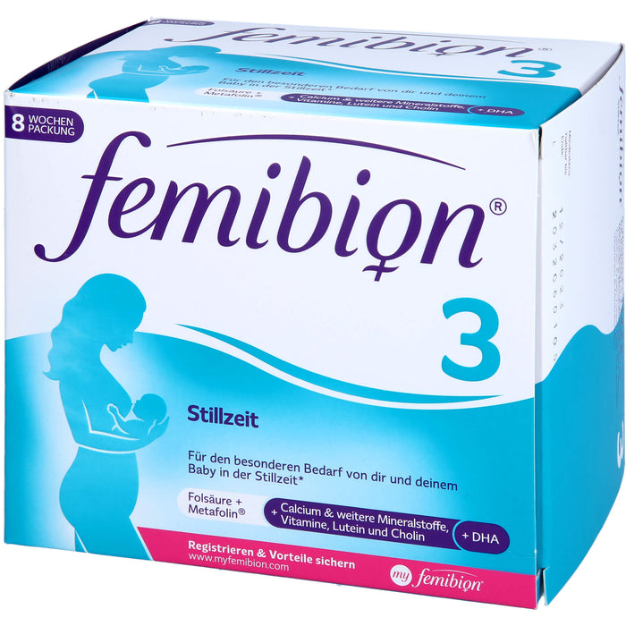 Femibion 3 Stillzeit Tabletten und Kapseln, 56 pcs. Daily portions