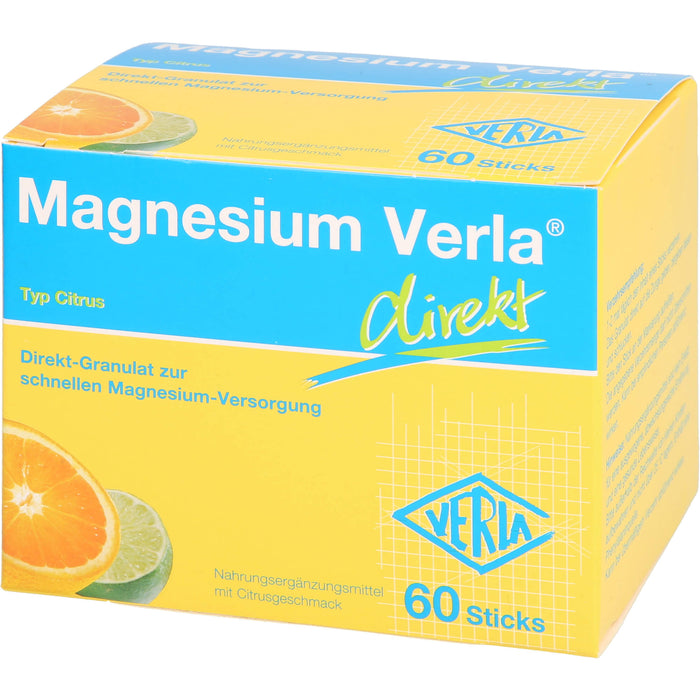 Magnesium Verla direkt Citrus Direkt-Granulat, 60 pcs. Sachets