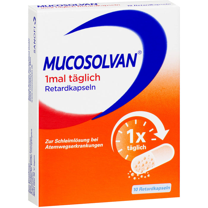 MUCOSOLVAN 1mal täglich Retardkapseln, 10 pcs. Capsules