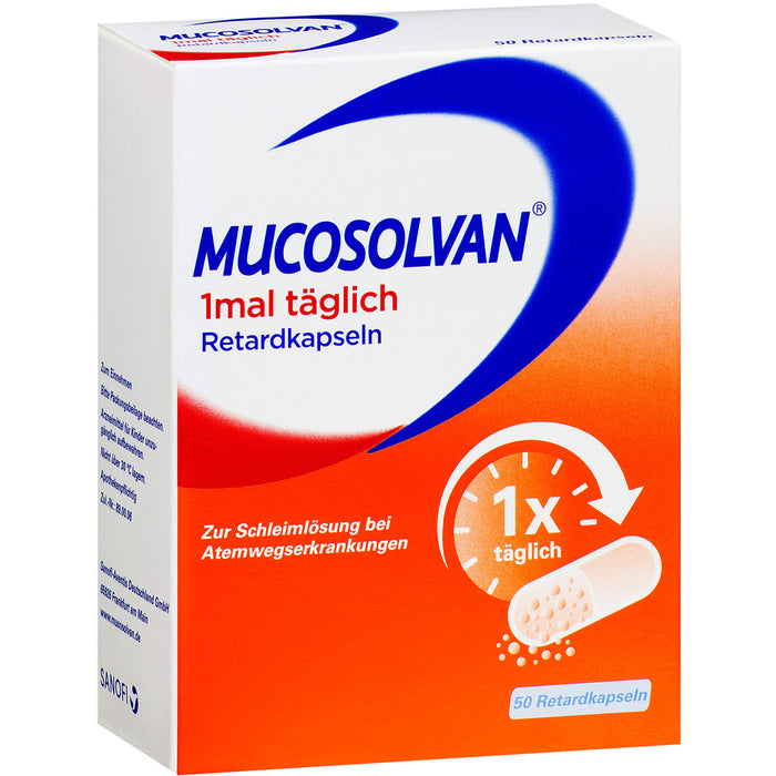 MUCOSOLVAN 1mal täglich Retardkapseln, 50 pcs. Capsules