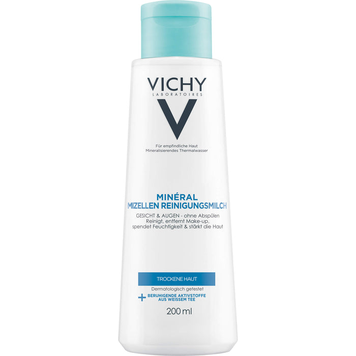 VICHY Pureté Thermale Minéral Mizellen Reinigungsmilch, 200 ml Cream