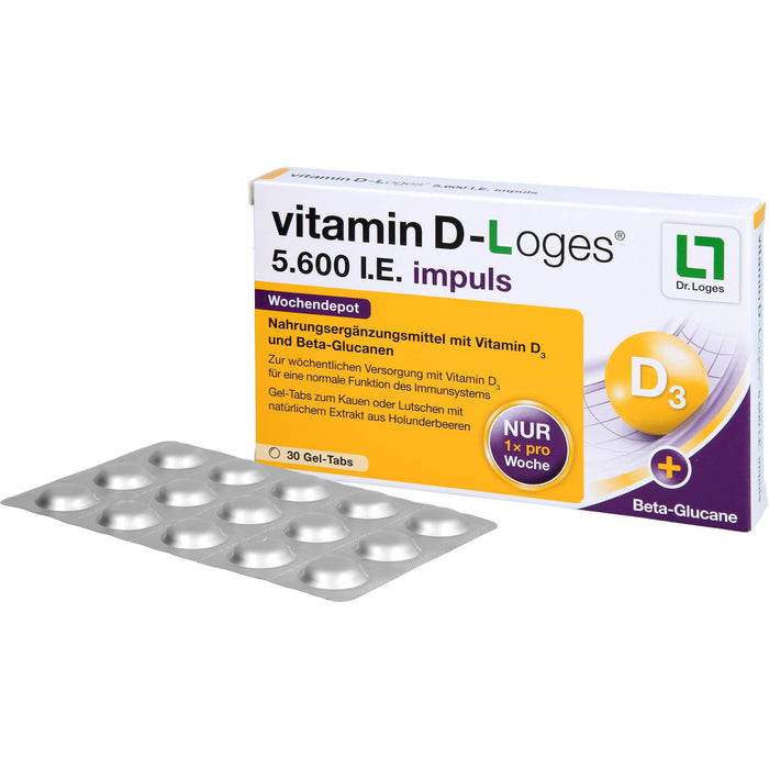 vitamin D-Loges 5.600 I.E. impuls, 30 St KTA