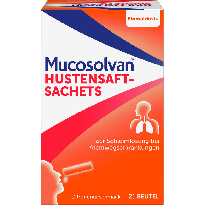 MUCOSOLVAN Hustensaft-Sachets, 21 St. Beutel