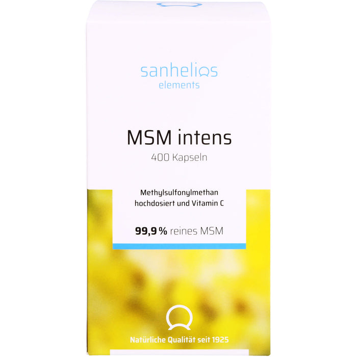 Sanhelios MSM Kapseln intens 1600 mg, 400 pcs. Capsules