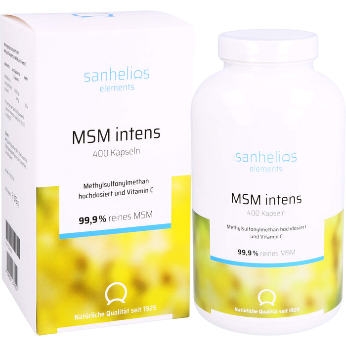 Sanhelios MSM Kapseln intens 1600 mg, 400 St. Kapseln