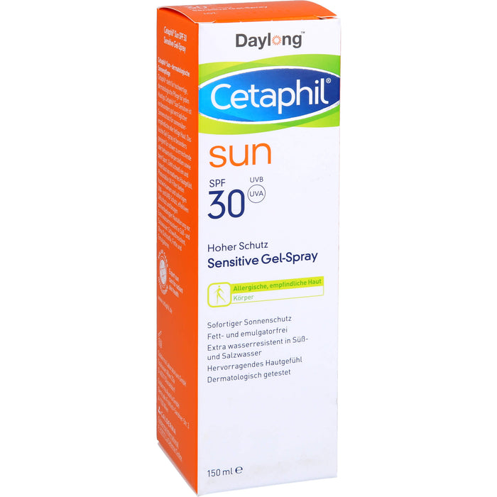 CETAPHIL Sun Daylong SPF30 Sensitive Gel-Spray, 150 ml Lösung