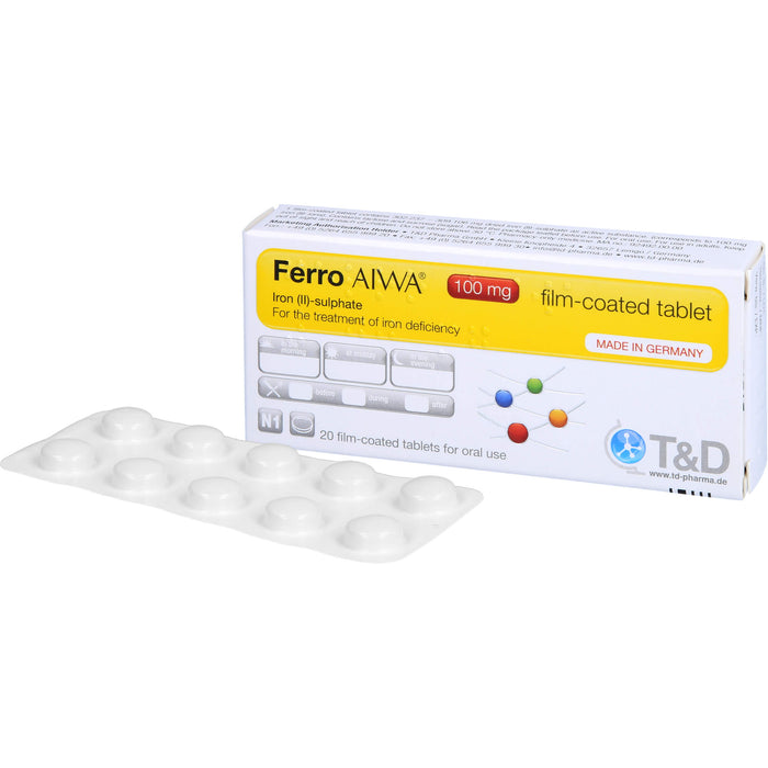 Ferro AIWA 100 mg Filmtablette, 20 St FTA