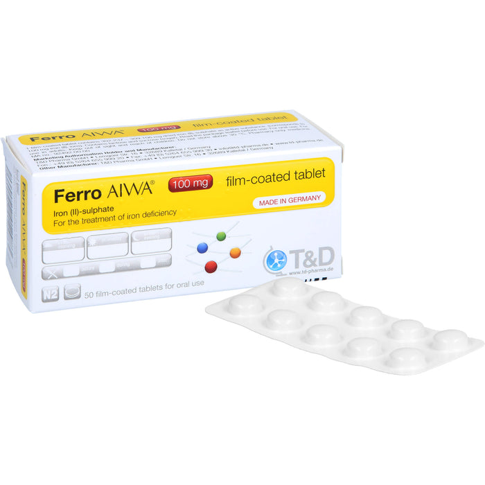 Ferro AIWA 100 mg Filmtablette, 50 St FTA