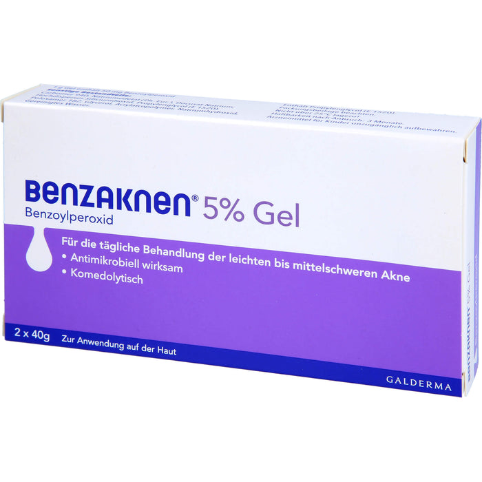 BENZAKNEN 5% Gel, 80 g Gel