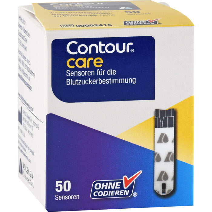 CONTOUR CARE Sensoren, 50 pc Bandelettes réactives