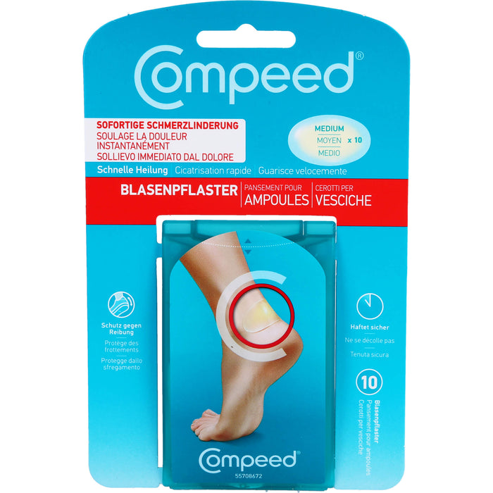 Compeed Blasenpflaster medium, 10 pcs. Patch