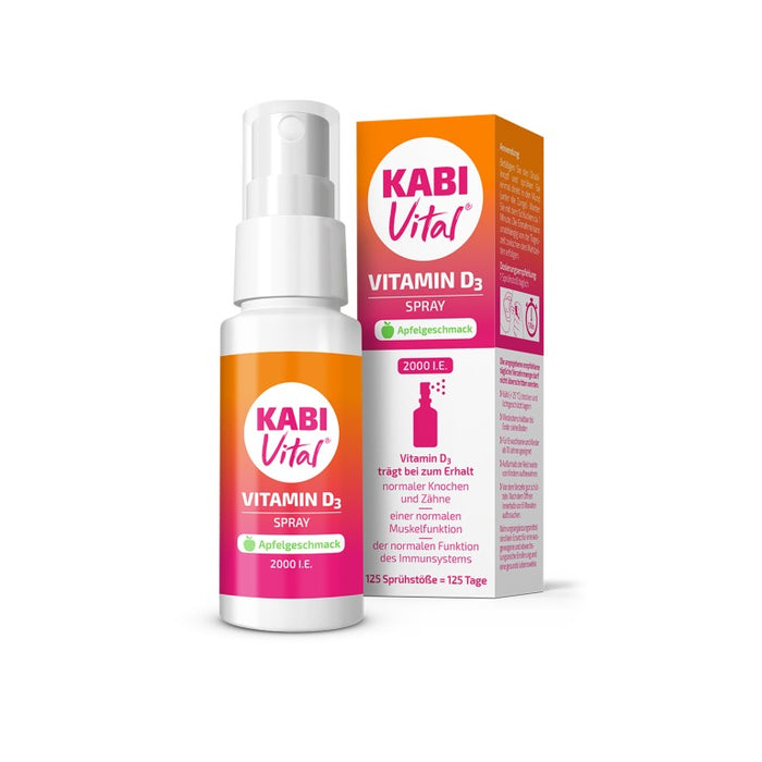 KabiVital 2,000 I.E. D3 Spray Apfelgeschmack, 25 ml SPR