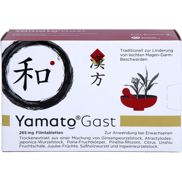 YamatoGast Filmtabletten bei leichten Magen-Darm-Beschwerden, 63 pc Tablettes