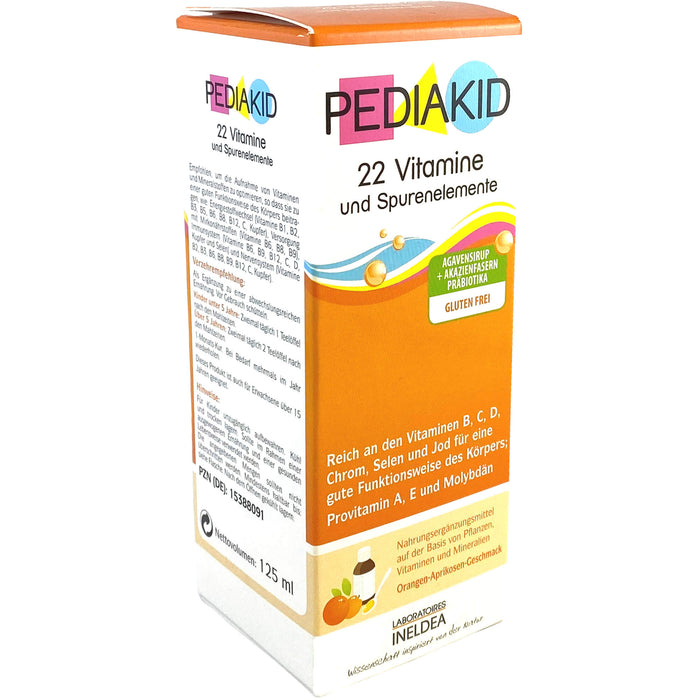 Pediakid - 22 Vitamines, 125 ml SIR