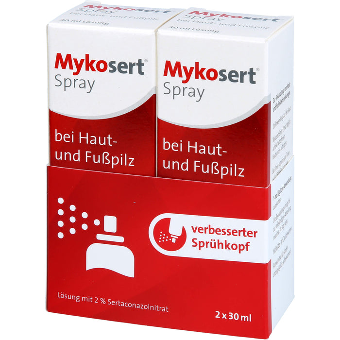 Mykosert Spray bei Haut- und Fußpilz, 60 ml Lösung