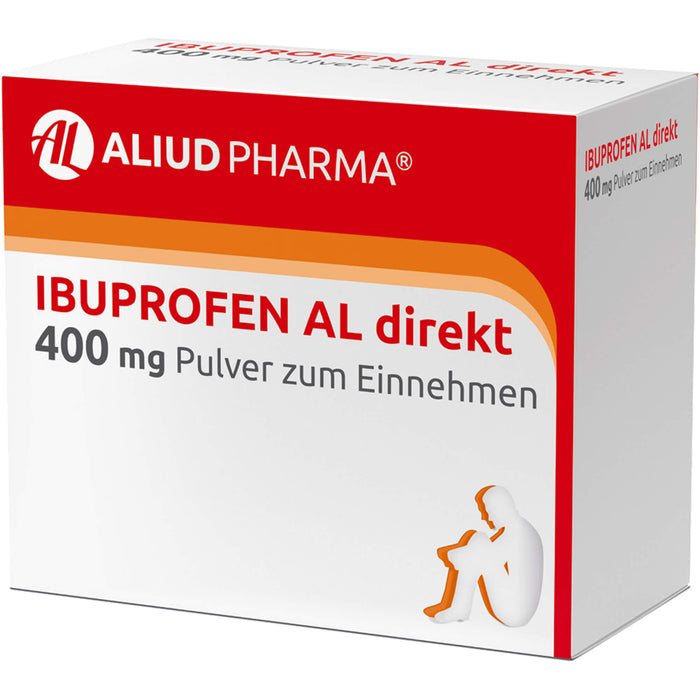 AL Ibuprofen direkt 400 mg Pulver bei Schmerzen und Fieber, 20 St. Pulver