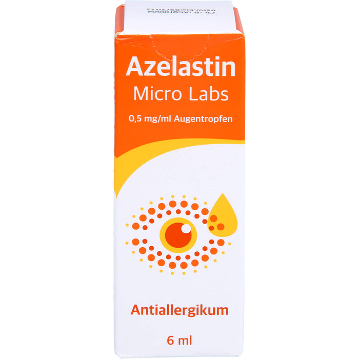 Azelastin Micro Labs Augentropfen Antiallergikum, 6 ml Solution