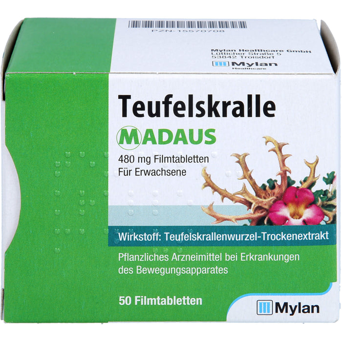 Teufelskralle MADAUS Filmtabletten, 50 pc Tablettes