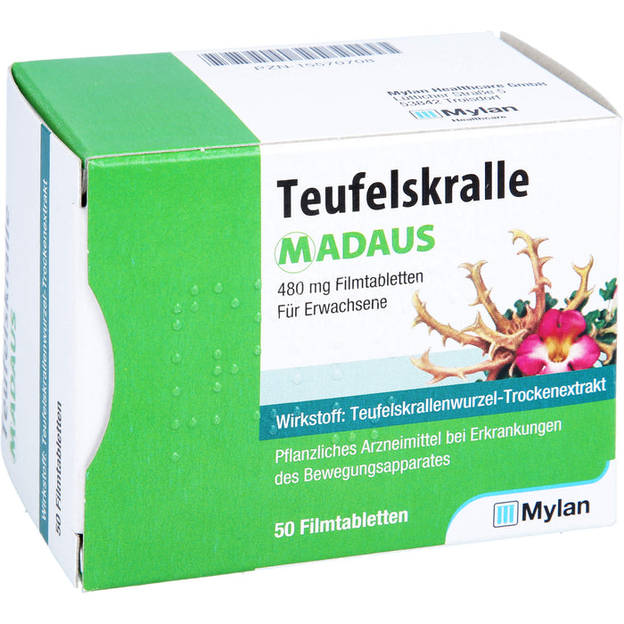 Teufelskralle MADAUS Filmtabletten, 50 pcs. Tablets