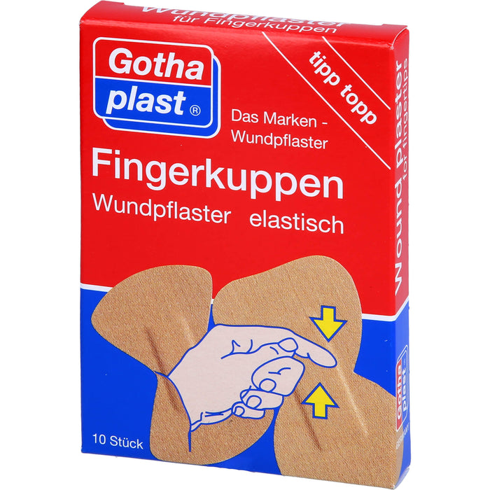 Gothaplast Fingerkuppenwundpflaster elastisch 2Gr., 10 pcs. Patch