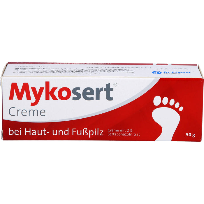 Mykosert Creme bei Haut- und Fußpilz, 50 g Creme