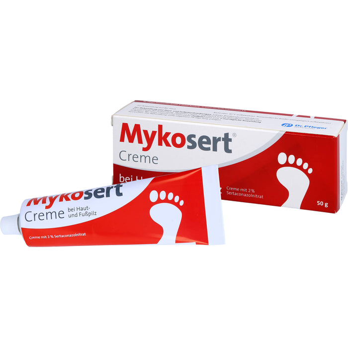 Mykosert Creme bei Haut- und Fußpilz, 50 g Creme