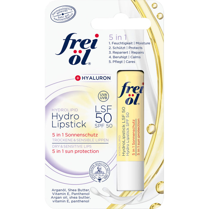 frei öl Hydrolipid HydroLipstick LSF 50, 4.5 g Stift