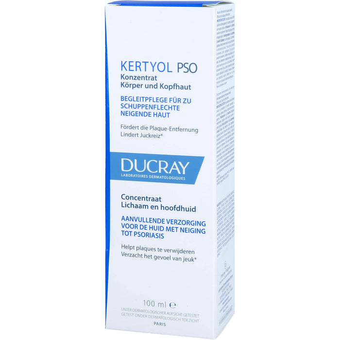 DUCRAY Kertyol P.S.O. Konzentrat Körper und Kopfhaut, 100 ml Solution