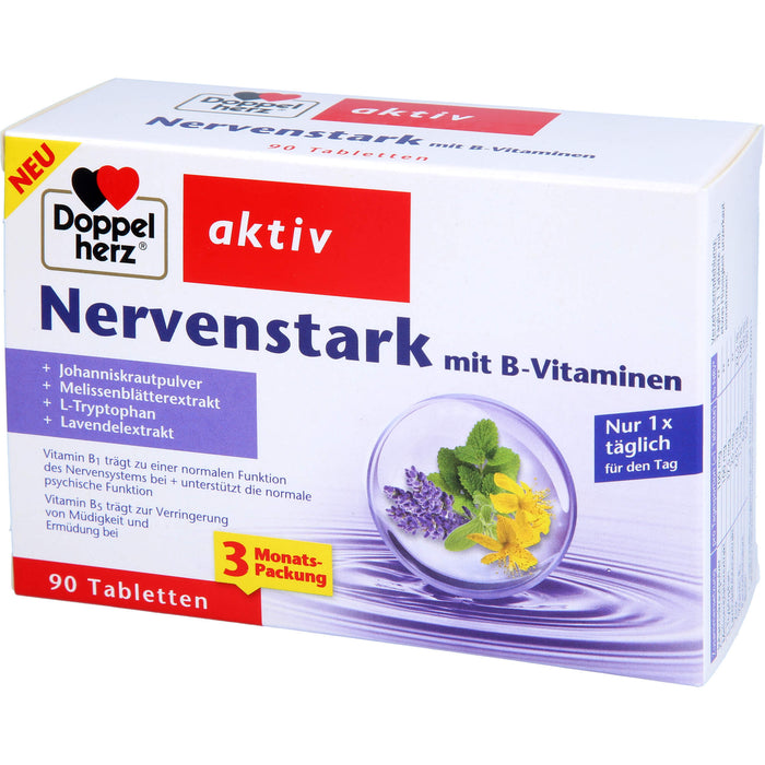 Doppelherz Nervenstark Tabletten, 90 pc Tablettes