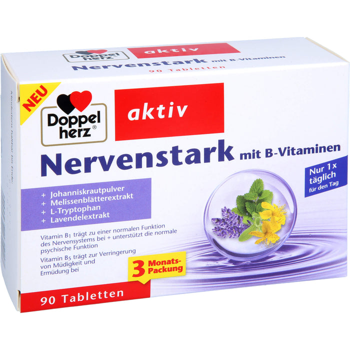 Doppelherz Nervenstark Tabletten, 90 pc Tablettes