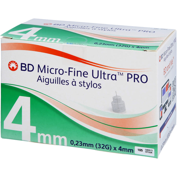 BD Micro-Fine Ultra PRO Pen-Nadeln 4 mm 32 G, 105 St KAN